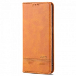 Puhelinkuoret Oppo Reno 6 5G Kotelot Flip Style Leather Azns