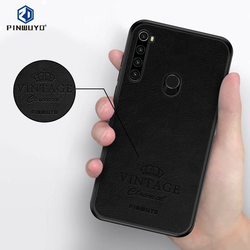 Case Xiaomi Redmi Note 8T Vintage Leather Effect Pinwuyo