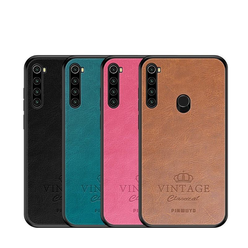 Case Xiaomi Redmi Note 8T Vintage Leather Effect Pinwuyo