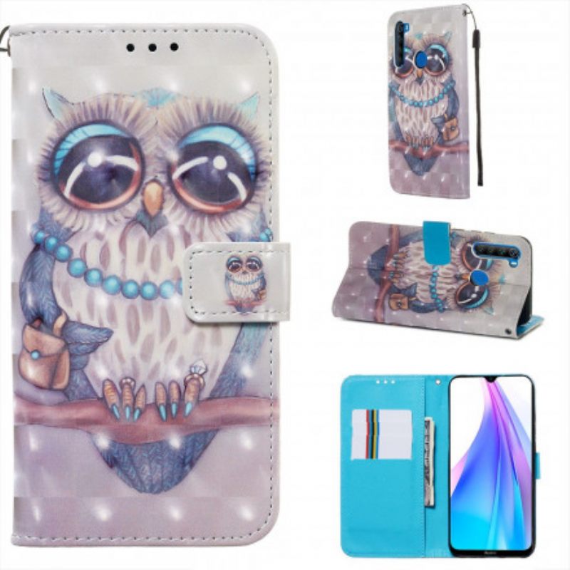 Flip Case Xiaomi Redmi Note 8T Neiti Owl