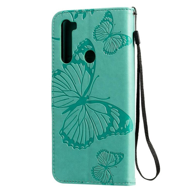 Kotelot Xiaomi Redmi Note 8T Suojaketju Kuori Giant Thong Butterflies