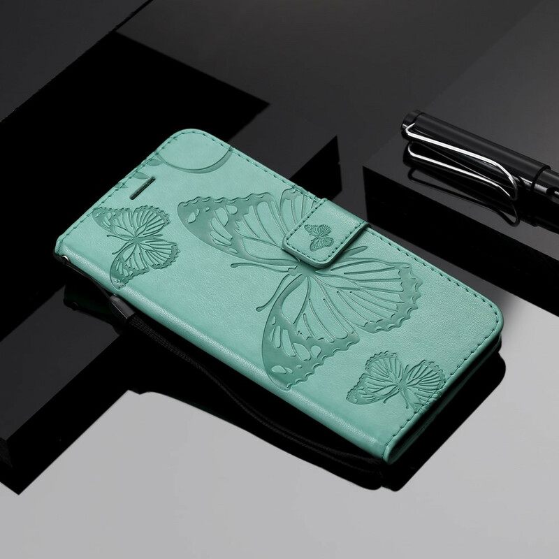 Kotelot Xiaomi Redmi Note 8T Suojaketju Kuori Giant Thong Butterflies