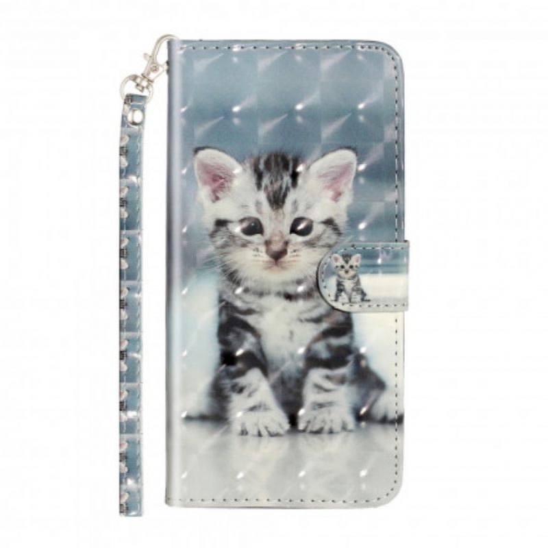 Kotelot Xiaomi Redmi Note 8T Suojaketju Kuori Kitten Light Strap Kohdevalot