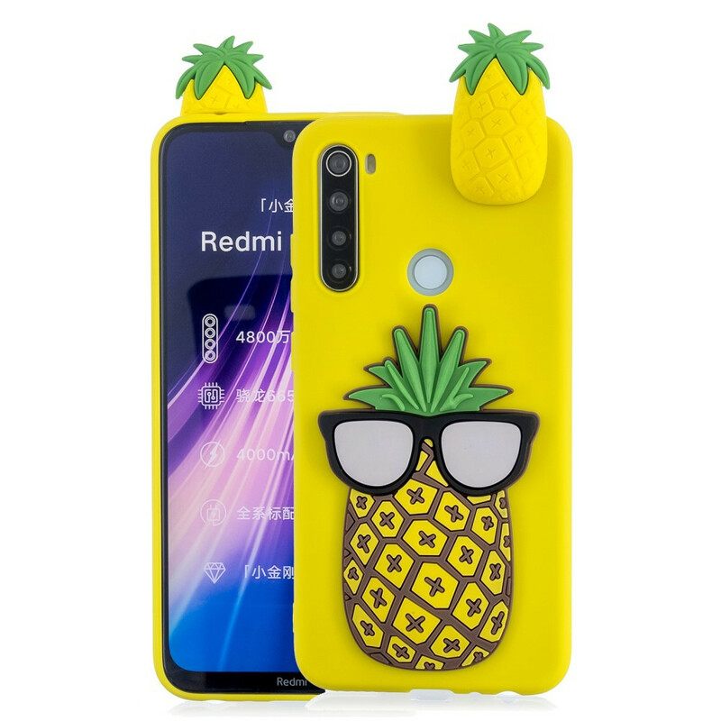 Kuori Xiaomi Redmi Note 8T 3d Ananas