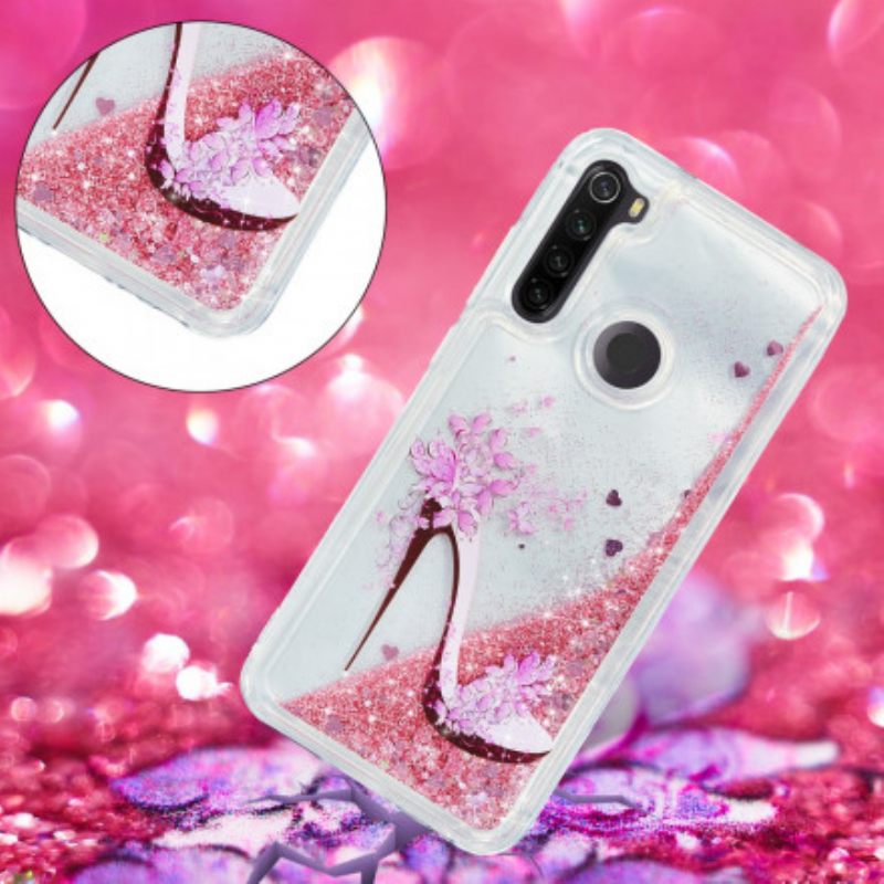 Kuori Xiaomi Redmi Note 8T Glitter Pumppu