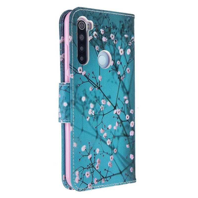 Nahkakotelo Xiaomi Redmi Note 8T Blossom Tree