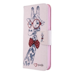 Nahkakotelo Xiaomi Redmi Note 8T Brainy Giraffe