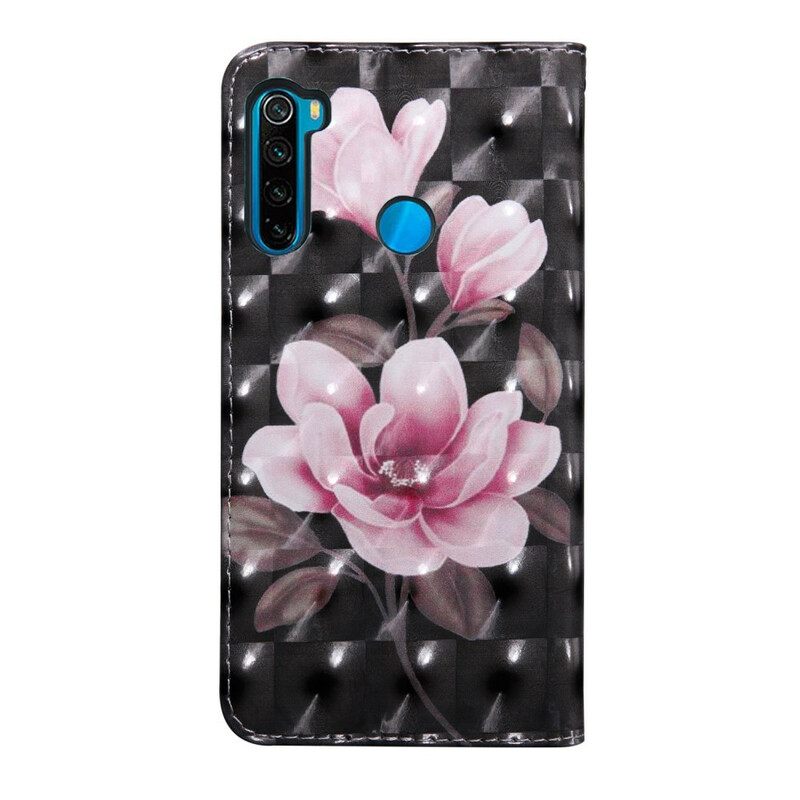 Nahkakotelo Xiaomi Redmi Note 8T Flowers Blossoms