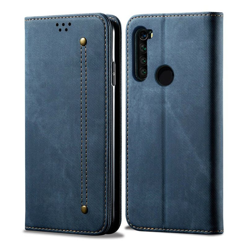 Puhelinkuoret Xiaomi Redmi Note 8T Kotelot Flip Denim Kangas