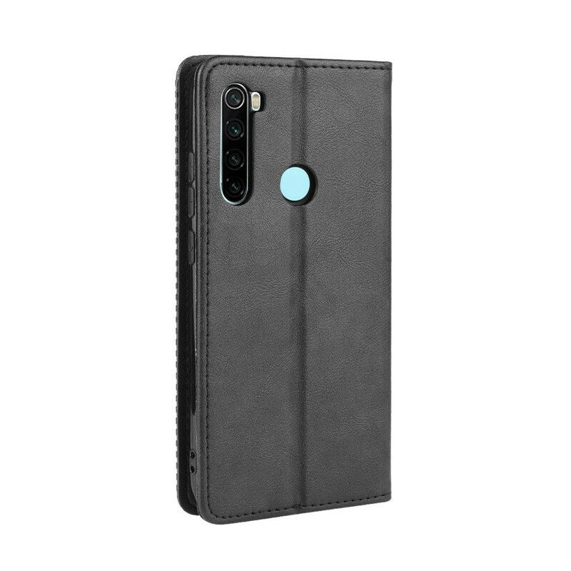 Puhelinkuoret Xiaomi Redmi Note 8T Kotelot Flip Tyylitelty Vintage-nahkaefekti