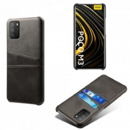 Case Poco M3 Double Card Holder Ksq