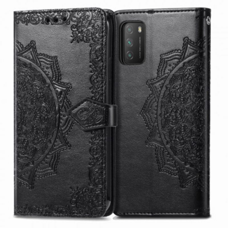 Flip Case Poco M3 Mandala Keskiaika