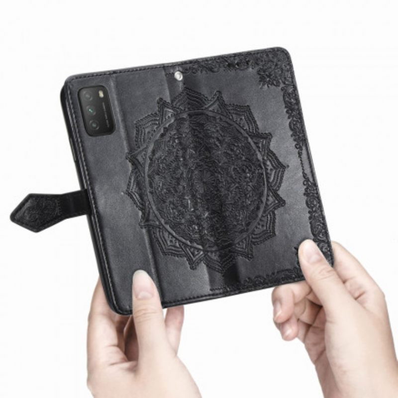 Flip Case Poco M3 Mandala Keskiaika