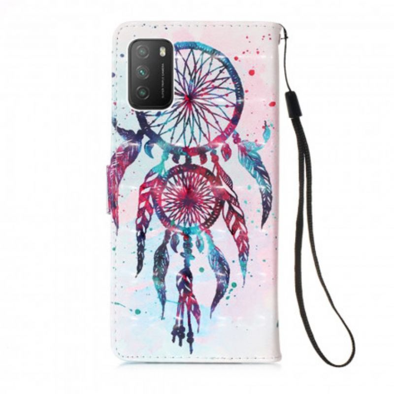 Flip Case Poco M3 Watercolour Dreamcatcher