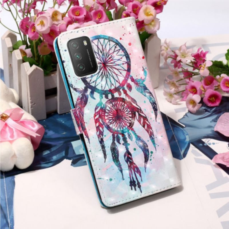 Flip Case Poco M3 Watercolour Dreamcatcher