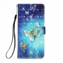 Kotelot Poco M3 Golden Butterflies