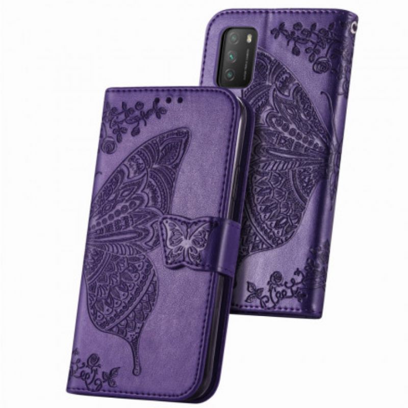 Kotelot Poco M3 Half Butterfly Aztec