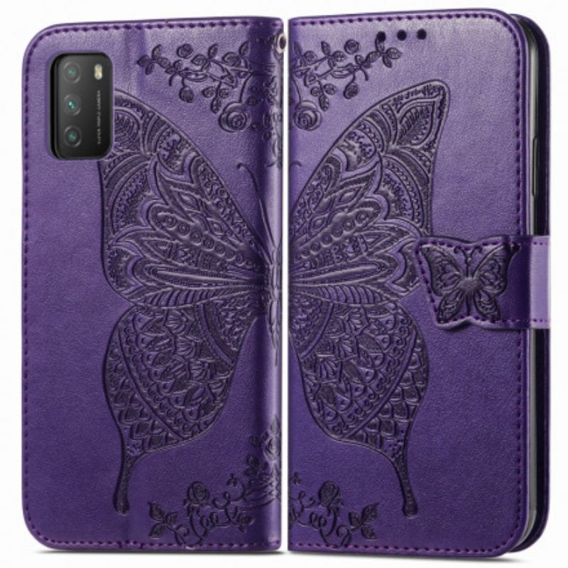 Kotelot Poco M3 Half Butterfly Aztec