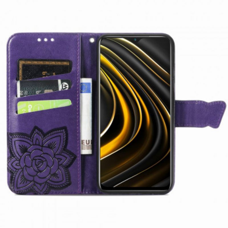 Kotelot Poco M3 Half Butterfly Aztec