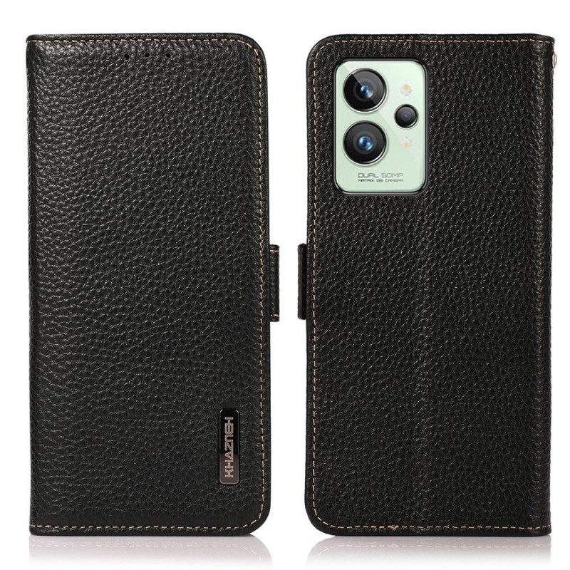 Flip Case Realme GT2 Pro Litchi Nahka Khazneh Rfid