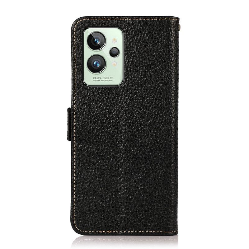 Flip Case Realme GT2 Pro Litchi Nahka Khazneh Rfid