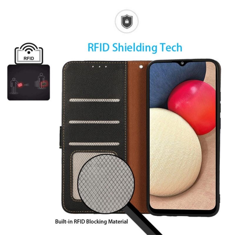 Kotelot Realme GT2 Pro Lychee Style Rfid Khazneh