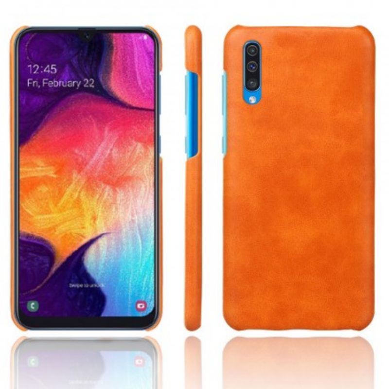 Case Samsung Galaxy A50 Litchi Performance Leather Effect