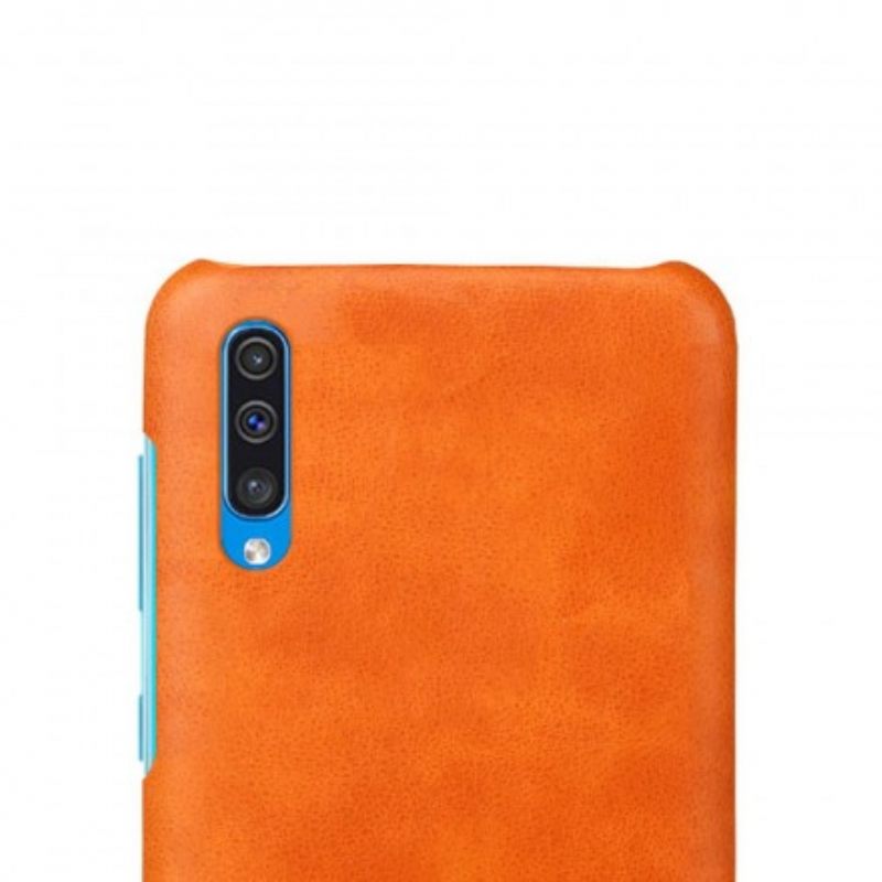 Case Samsung Galaxy A50 Litchi Performance Leather Effect