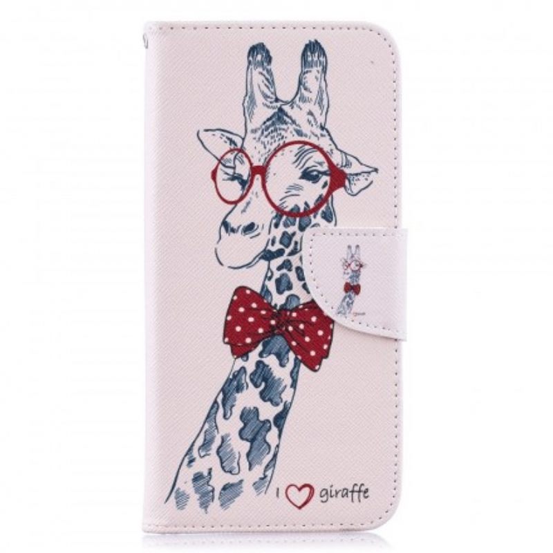 Kotelot Samsung Galaxy A50 Brainy Giraffe