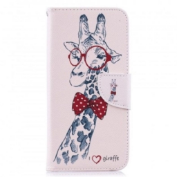 Kotelot Samsung Galaxy A50 Brainy Giraffe