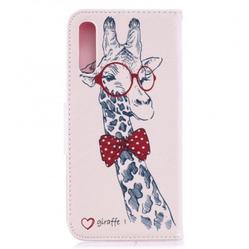 Kotelot Samsung Galaxy A50 Brainy Giraffe