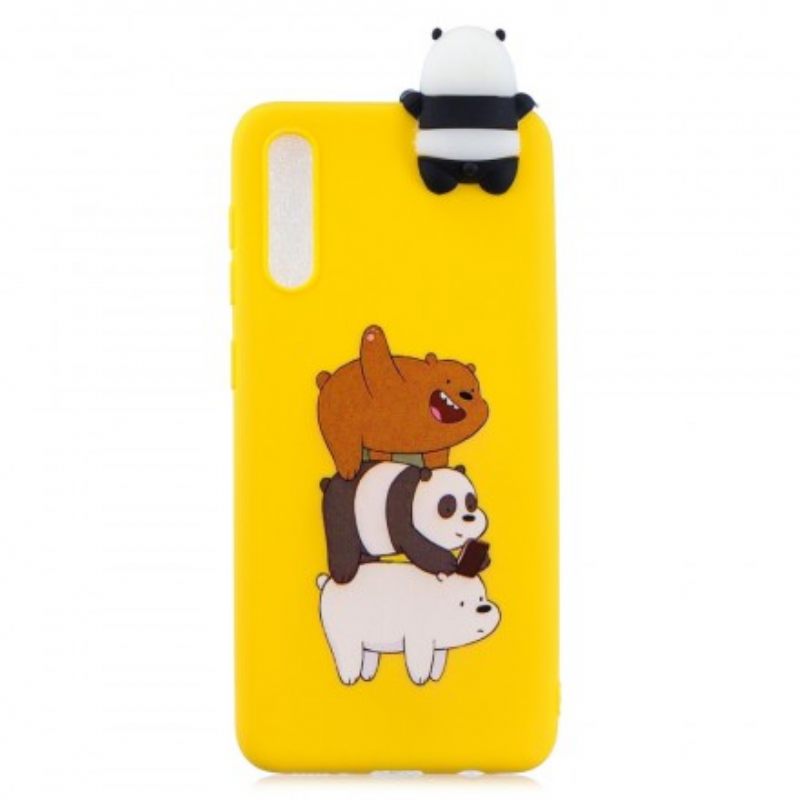 Kuori Samsung Galaxy A50 Funny Animals 3d