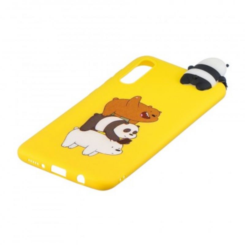 Kuori Samsung Galaxy A50 Funny Animals 3d