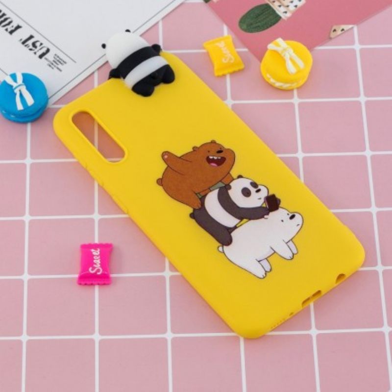 Kuori Samsung Galaxy A50 Funny Animals 3d