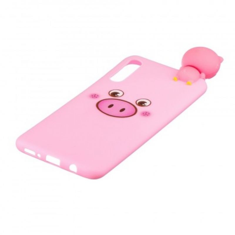 Kuori Samsung Galaxy A50 Funny Pig 3d