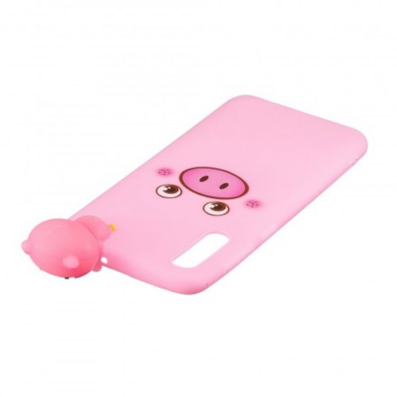 Kuori Samsung Galaxy A50 Funny Pig 3d