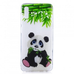 Kuori Samsung Galaxy A50 Transparent Panda Eat