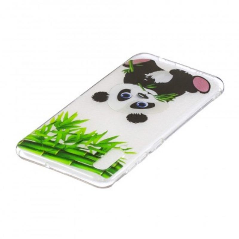 Kuori Samsung Galaxy A50 Transparent Panda Eat