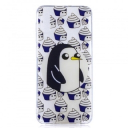 Kuori Samsung Galaxy A50 Transparent Penguins