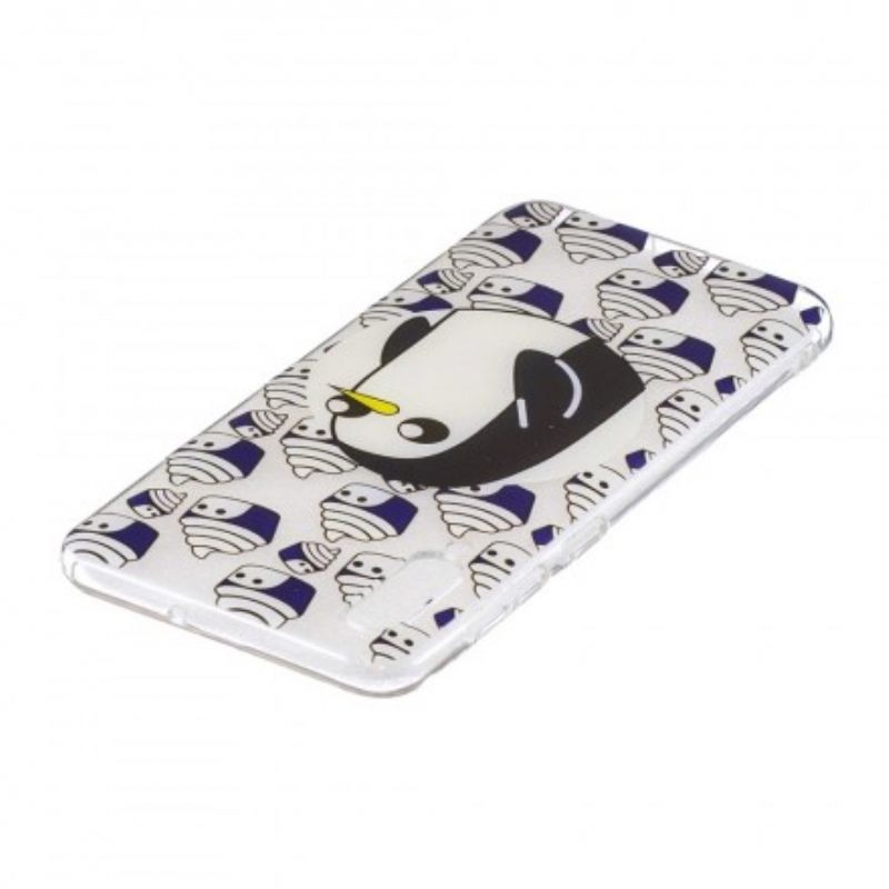 Kuori Samsung Galaxy A50 Transparent Penguins