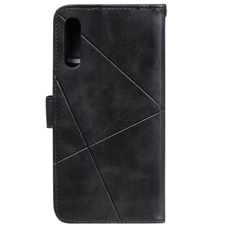 Nahkakotelo Samsung Galaxy A50 Faux Leather Timantit