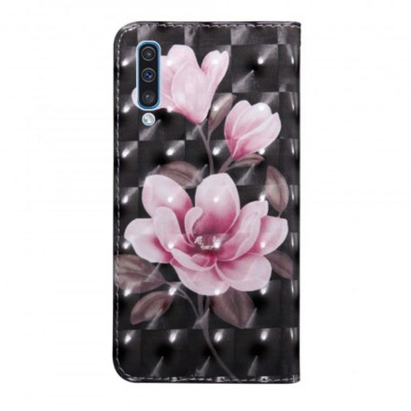 Nahkakotelo Samsung Galaxy A50 Flowers Blossom