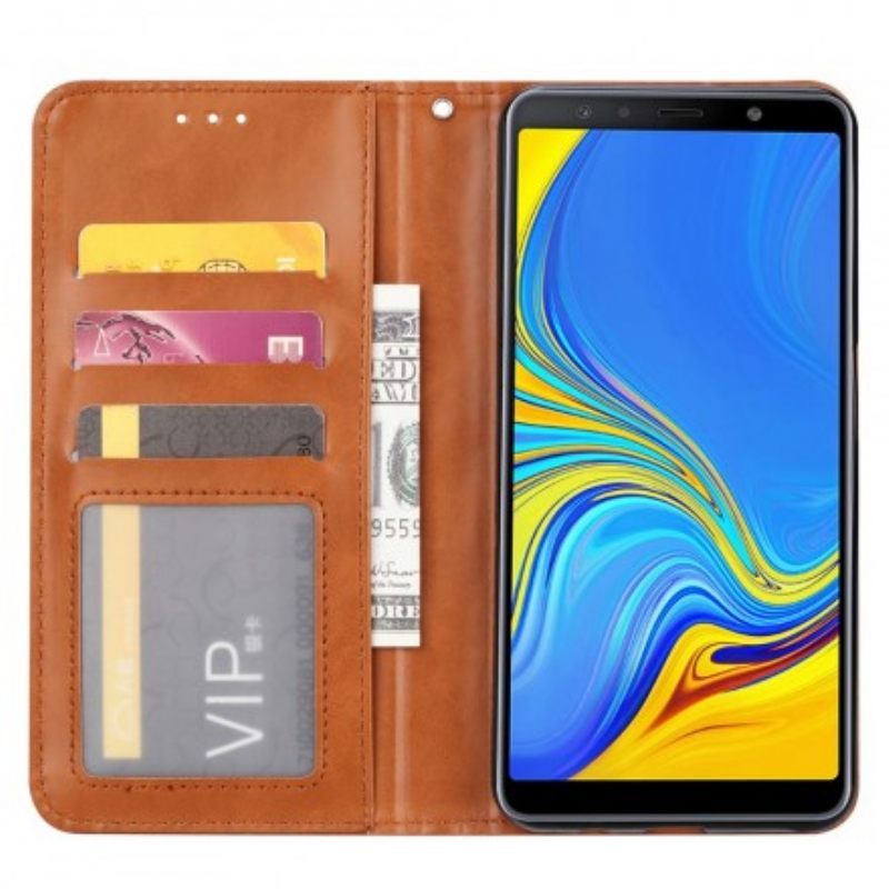 Puhelinkuoret Samsung Galaxy A50 Kotelot Flip Keinonahkainen Korttikotelo