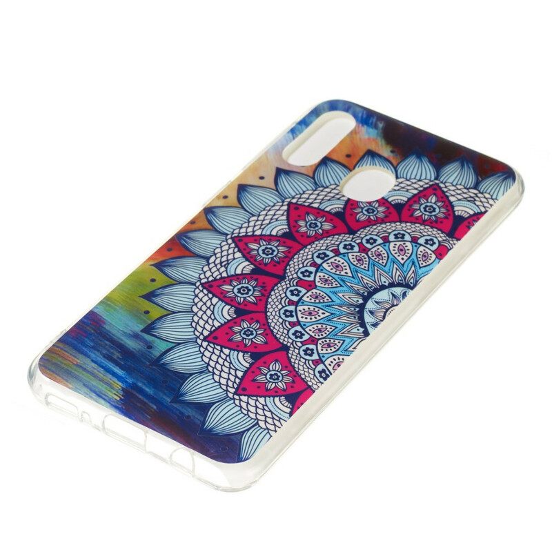 Case Samsung Galaxy A20e Värikäs Fluoresoiva Mandala