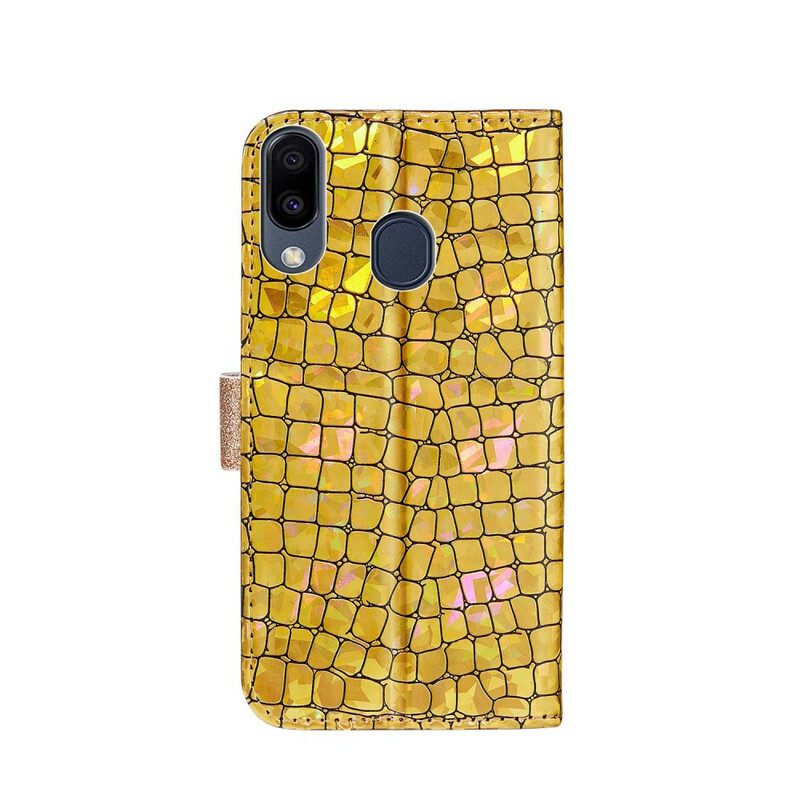 Kotelot Samsung Galaxy A20e Croco Diamonds