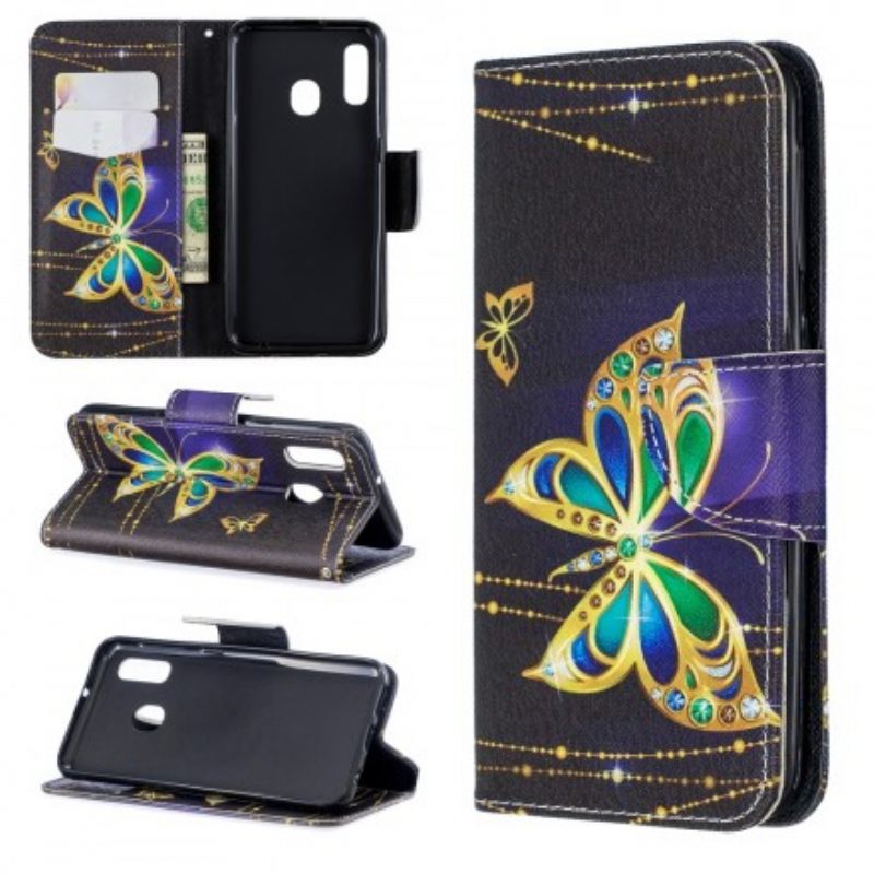 Kotelot Samsung Galaxy A20e Magic Butterfly