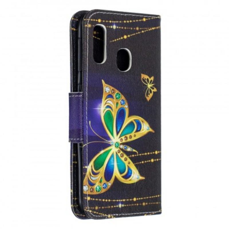 Kotelot Samsung Galaxy A20e Magic Butterfly