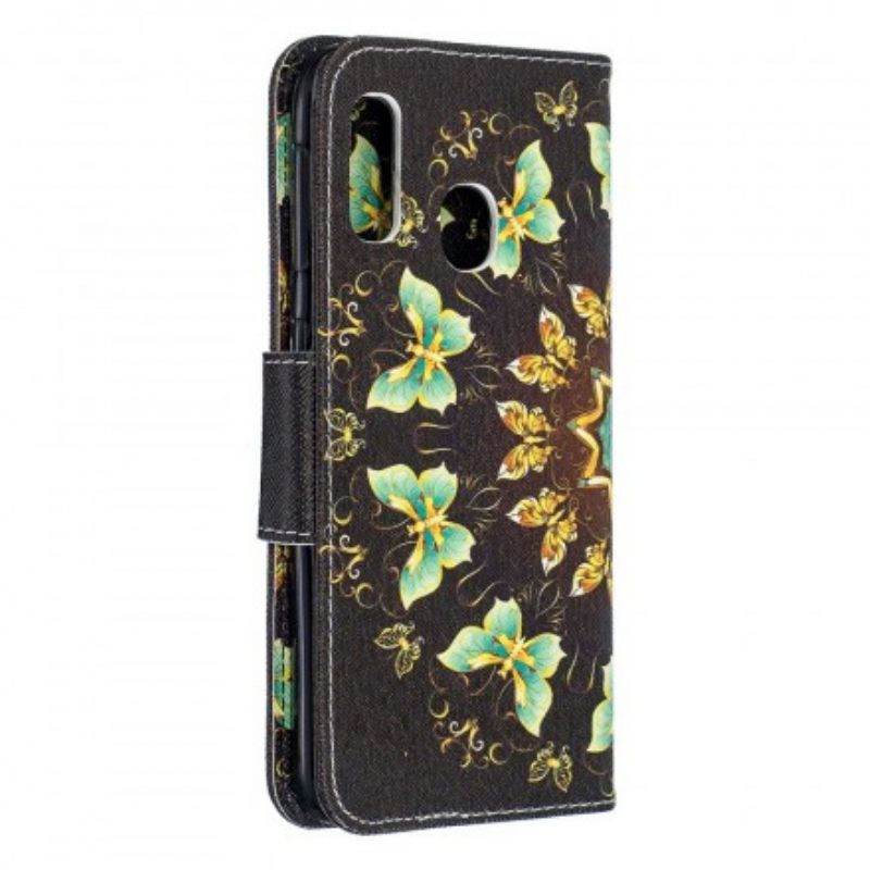 Kotelot Samsung Galaxy A20e Mandala Butterflies