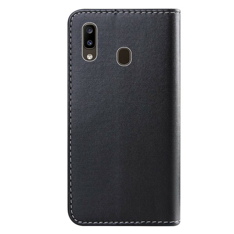 Kotelot Samsung Galaxy A20e Tricolor Leather Effect