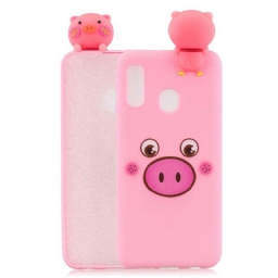 Kuori Samsung Galaxy A20e Apollo The Pig 3d